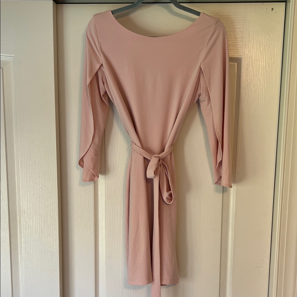 Calvin Klein Blush Long Sleeve Dress